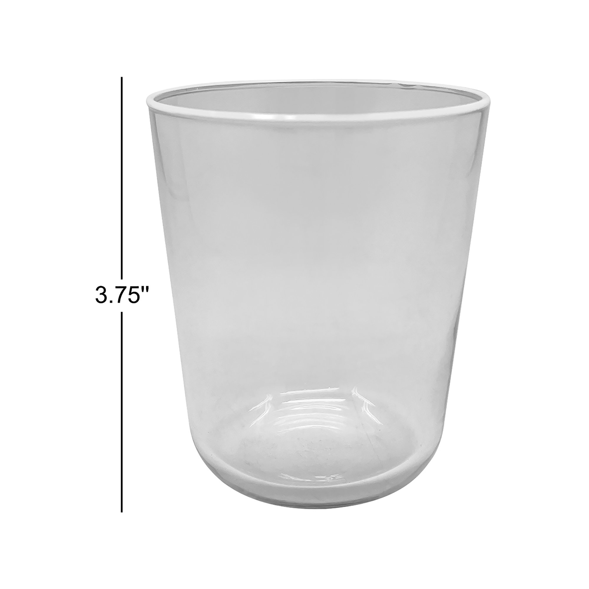 Fine Line with White Rim DOF Glass, Green