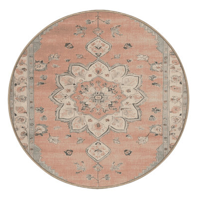 Tapis beige lavable à la machine Afyon