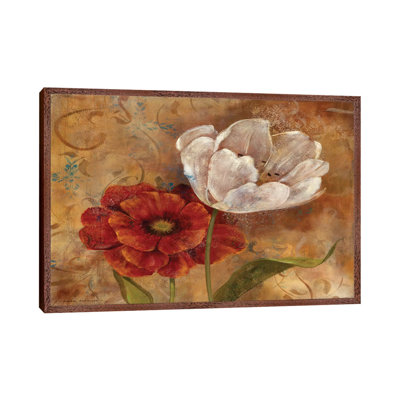 Flower Duet I by Carol Robinson - Painting on Canvas