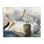 Au-499-Toile, pélicans perchés, horizon nuageux sur toile par Ziwei Li, impression