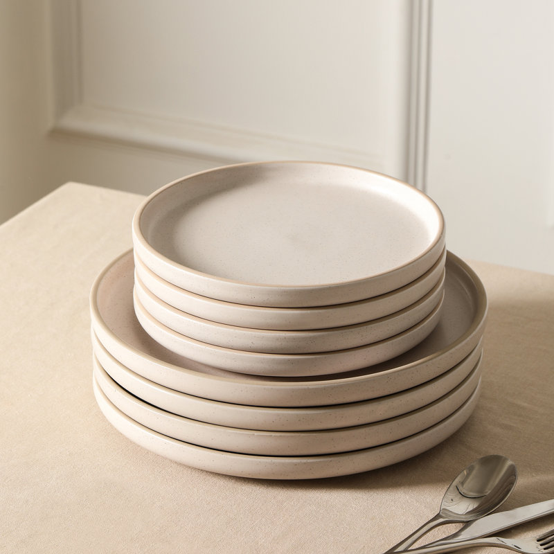 Service de table 24 pièces Earth & Clay, Blanc