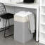 Panier à linge pliable en tissu de grande capacité avec dessus à cordon et longues poignées - bac de rangement polyvalent pour la maison, le bureau ou le dortoir-1805579939-1805579937