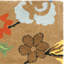 Tapis floral en laine et viscose touffeté à la main Soho-320287666