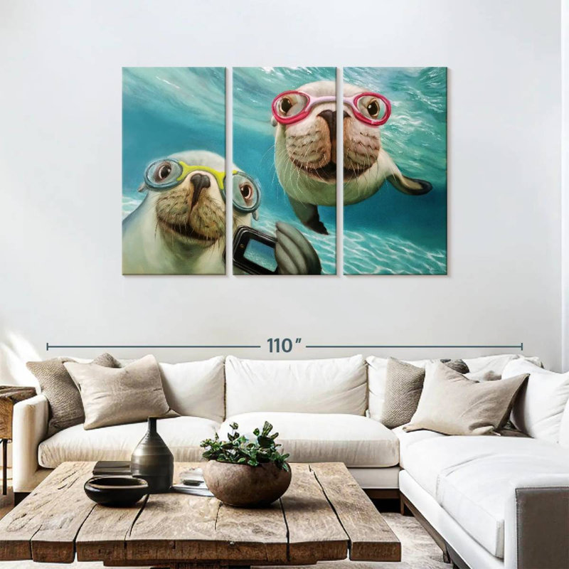 Brampt Underwater Selfie, 48" H x 74" W