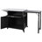 Versatile Outdoor Cabinet With Folding & Expandable Work Surfaces With Lockable Wheels