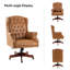 Fauteuil de direction traditionnel en simili cuir Swain-231443075