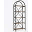 Display Rack,Tall Bookshelf,Arched Bookcase