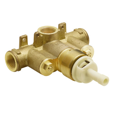 Valeur brute thermostatique 3/4 "avec arrêts ExactTemp