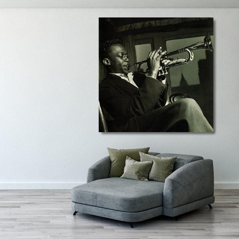 Miles Davis - New York,, H 28 po x l 28 po