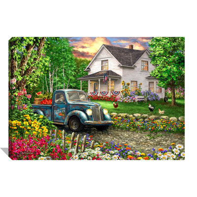 Simpler Times, art mural sur toile