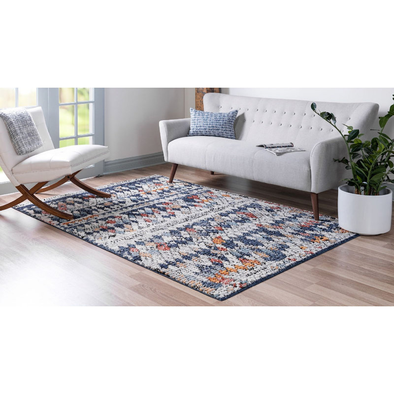 Victorville Abstract Indoor Rug, Rectangle 9' x 12'