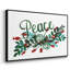 «Cut Wreath Christmas II», reproduction sur toile-94360213-94360214