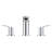 Eurosmart® Widespread Bathroom Faucet-62487593