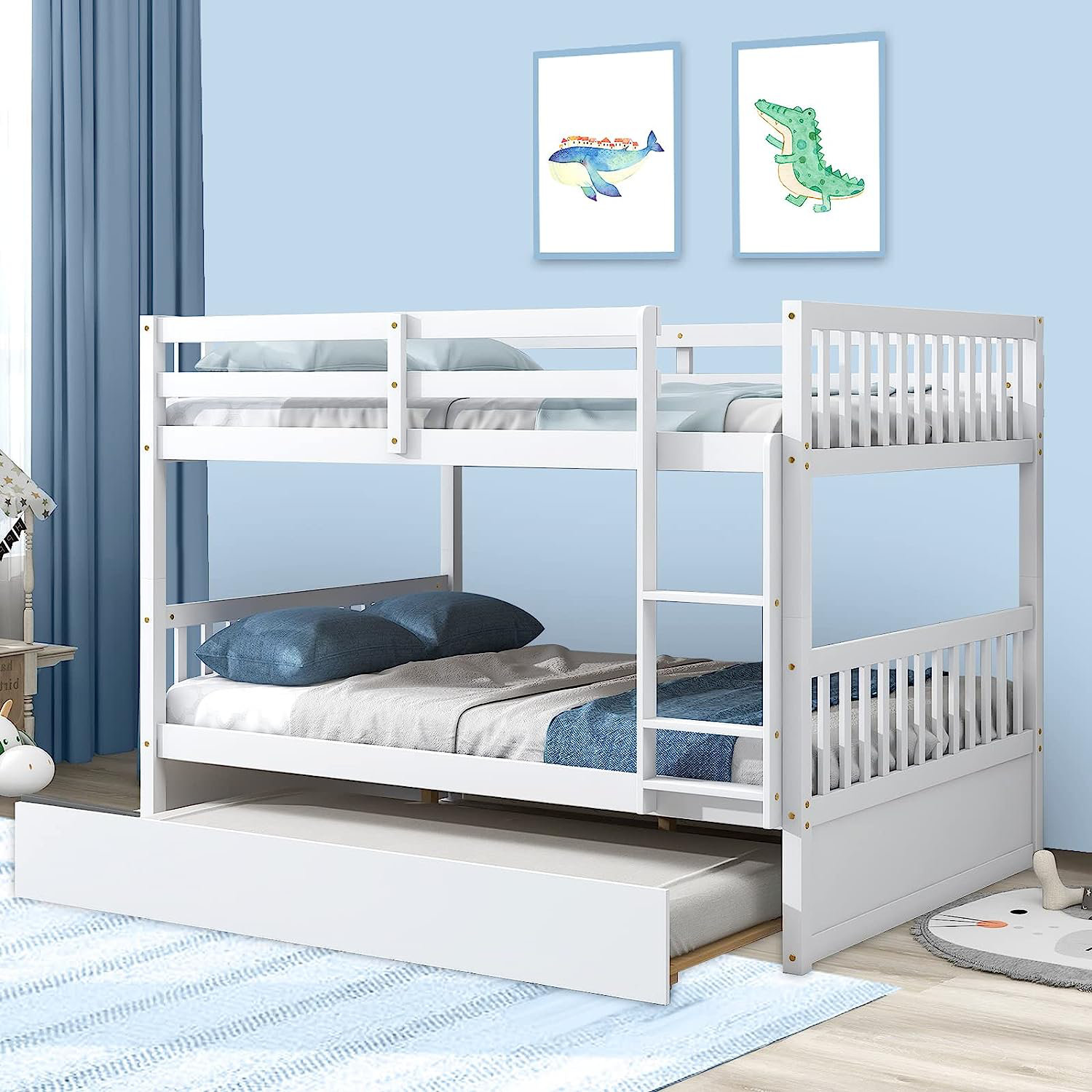 Pyramid bunk deals bed with trundle