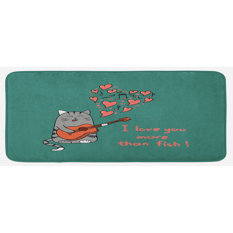 Tapis de cuisine I Love You More