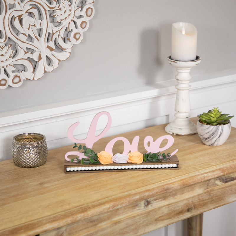 Décoration pour texte et chiffres de la Saint-Valentin