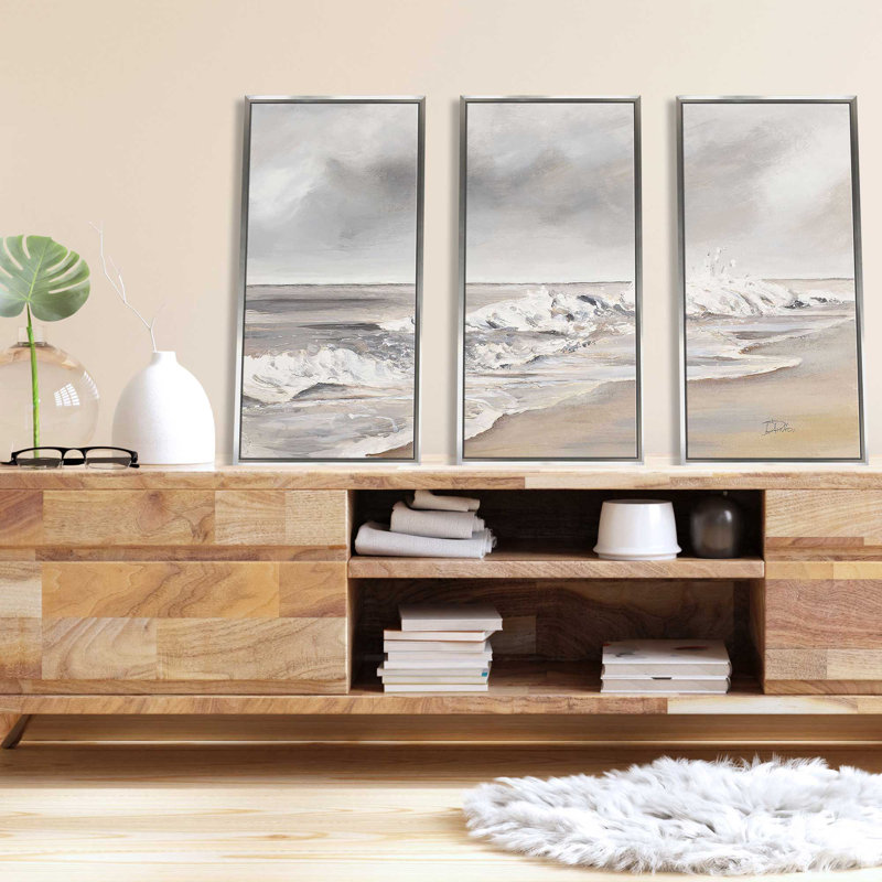 706-7819 " La Playa Al Atardecer " 3 - Pieces, 33.5" H x 52.5" W x 2" D