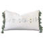 Monogram Linen Lumbar Pillow Cover & Insert