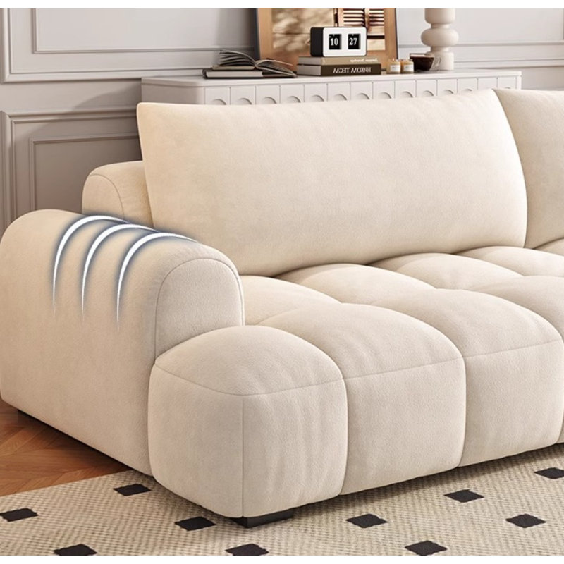 Modern Creative Simple Sofa, Off-white