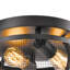 Plafonnier encastré cylindrique en cage à 2 lumières 11,81 po Avers