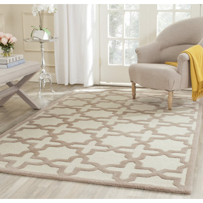 Cannen Hand Tufted Wool Geometric Rug