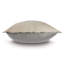 Silvio White/Silver Polyester Piece Sham