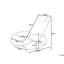 Catumba 107cm Long Single Chaise-89124407