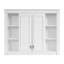 Pharmacie murale 36 po x 28 po pour salle de bain, rangement avec tablette réglable, fermeture en douceur, portes battantes | Idée de cadeau-582917429