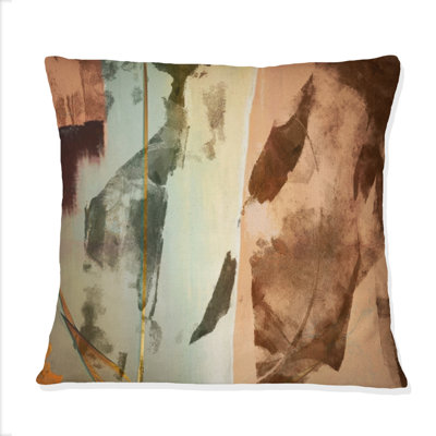 Coussin chocolat à l'horizon IV - chocolat abstrait