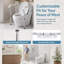 Toilet Safety Rails Adjustable Bathroom Safety Frame for Elderly Disabled Handicap
