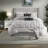 Piece Bedding Sets, Polyester King Tufted Modern Grey For Home