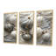 «White and Grey Christmas Peppermint Swirl», ensemble de reproductions d'art mural de Noël-107194706-107194696