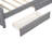 Gray Upholstered Twin Xl Daybed With Led On Both Sides, 2 Drawers, And Linen - Covered Elegant Bedroom Look Featuring Padded For Comfortable Rest-851945367