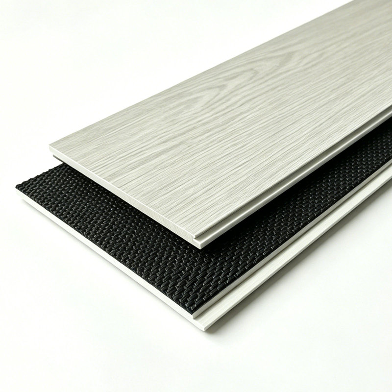 Planches de vinyle imperméables de l 8 po Ecostyle l 60 po x P 9 po, plancher flottant à verrouillage par clic, aspect bois, résistant aux égratignures, 60 x 9 po, couverture de 22,64 pieds carrés