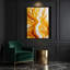 Aquarelle abstraite 45, art mural sur toile brune-1949530890
