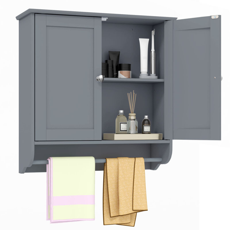 Artimon Wall Bathroom Cabinet, Grey