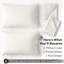 Ensemble de draps en percale 100% coton lavé - comprend 1 drap plat, 1 drap-housse et 2 taies d'oreiller-129479917-129479920