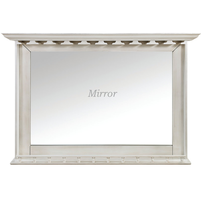 Miroir d'appoint Chiles, Blanc