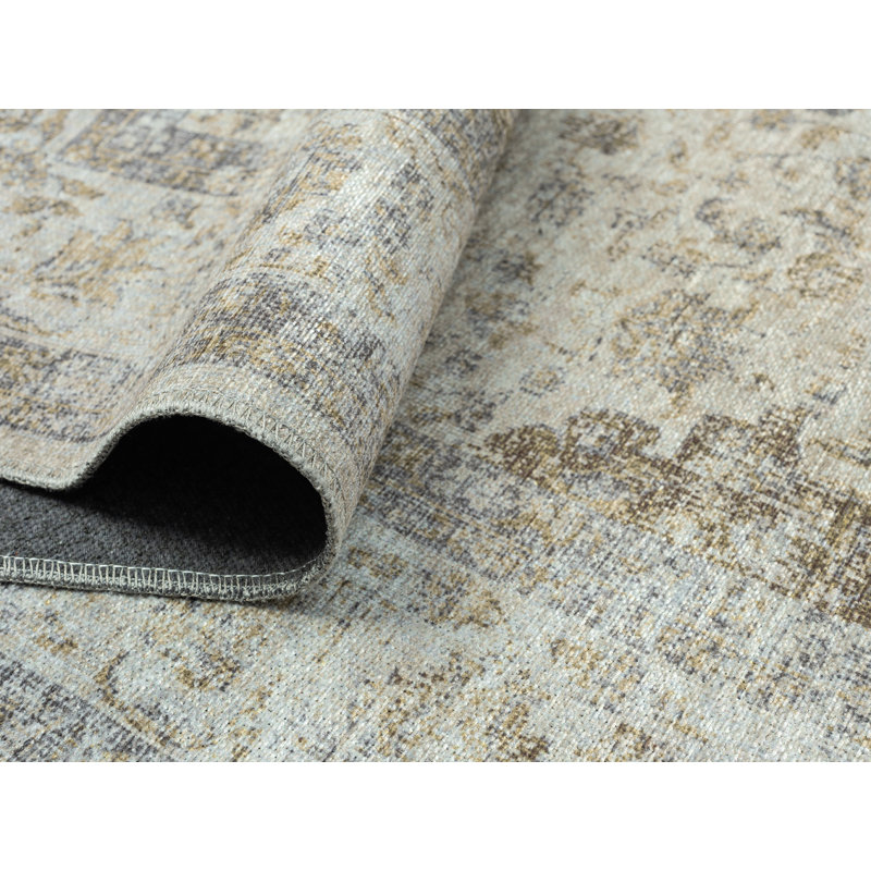 Tapis doré lavable Kensington, Rectangle 9 pi 2 po x 12 pi 6 po