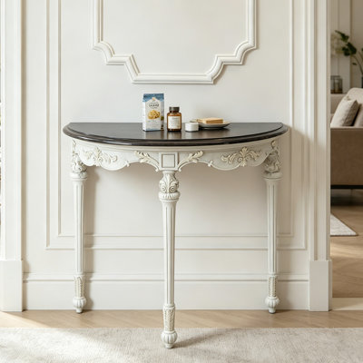 French Vintage Solid Wood Console Table
