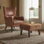 Reisterstown 24.6" Wide Faux Leather Standard Ottoman