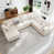 Chenille beige sélectionné