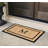 Danielian Rubber Coir Classic Border Monogrammed Doormat  24" x 48" Non-Slip Outdoor Door Mat-1237330424