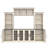 Farmhouse 88"W Entertainment Center With Charging Station-1707955829