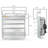 20 Inch Corded Wall Mount Ventilator Fan with Shutters