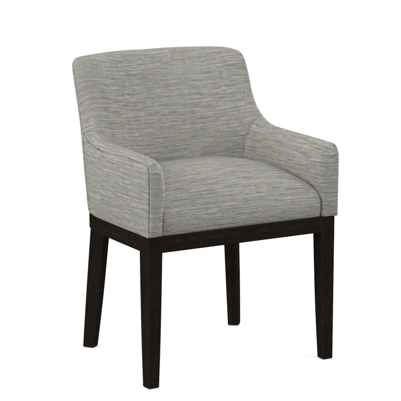 Upholstered Arm Chair, 61555-75, Black