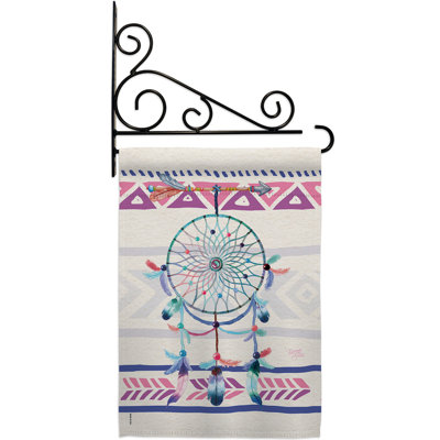 Double Sided 18.5'' H x 13'' W Polyester Flag Set