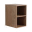 Meuble-lavabo mural 52 po avec lavabo en céramique blanche et tablettes de rangement et 1 porte à fermeture en douceur, emballage KD, contreplaqué-472673105