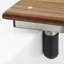 Siège de baignoire portatif amovible en bois de teck naturel Seachrome 27 po Bridgeport