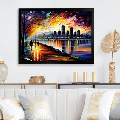 " Vancouver Skyline At Sunset II "
